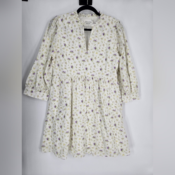 Hyacinth House Sweet Floral Amelia Mini Dress Size Small - Picture 4 of 7